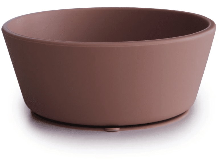 Mushie Silicone Bowl Cloudy Mauve - Meats And Eats