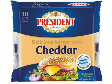 President Burger Cheddar Cheese Meats & Eats