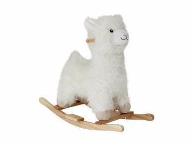 Kinto Rocking Toy, Lama, White, Polyester Meats & Eats