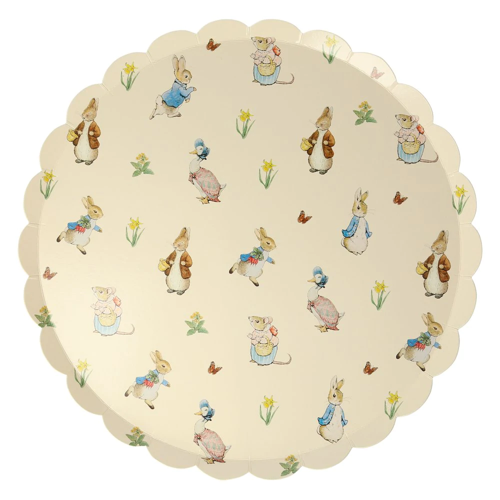 Peter Rabbit Party Plates Peter Rabbit & Friends Dinner Plates, X 12 - Shop Now - Meats & Eats