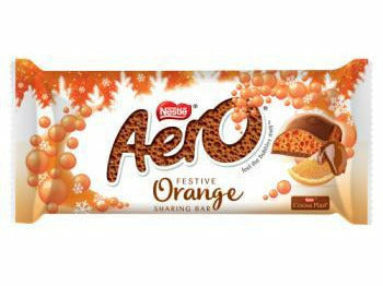 Nestle Aero Orange Festive Block 90g Meats & Eats