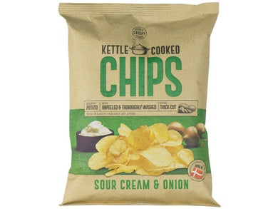 Kettle Cooked Chips Sour Cream & Onion 150g Meats & Eats