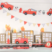 Load image into Gallery viewer, Meri Meri Fire Truck Cups, x8
