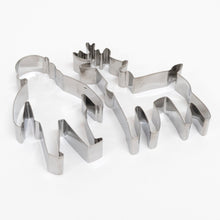 Load image into Gallery viewer, Santa &amp; Reindeer Christmas Cookie Cutters (x 2) Meats &amp; Eats
