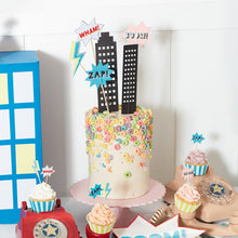 Load image into Gallery viewer, Superhero Cupcake Kit (x 24 toppers)
