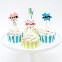 Load image into Gallery viewer, Superhero Cupcake Kit (x 24 toppers)
