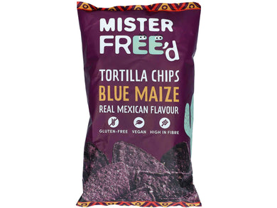 Mister Free'd Blue Maize Tortilla Chips 135g Meats & Eats