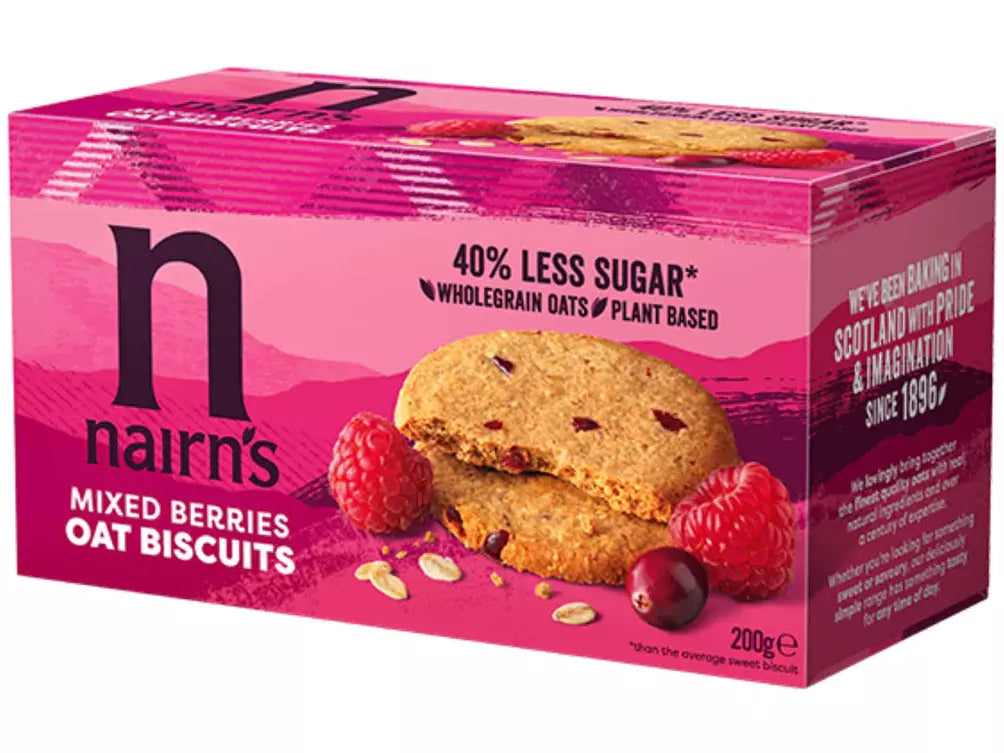Nairn's Mixed Berries Oat Biscuits 200g Meats & Eats