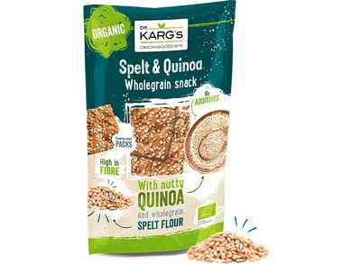 Dr Karg's Spelt & Quinoa Wholegrain Snack 110g Meats & Eats
