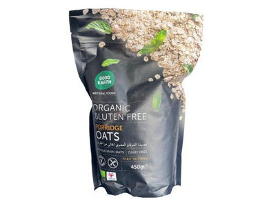 Good Earth Organic Gluten Free Oats Porridge 450g Meats & Eats