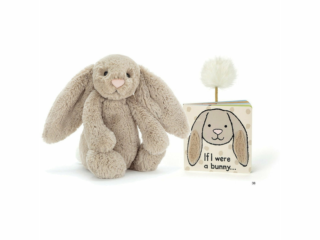 Bashful Beige Bunny + If I Were A Bunny Book