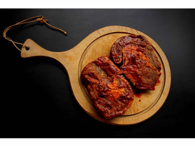 Marinated Fresh Beef Rib Eye PiriPiri, 2 Slices x 250gr each Meats & Eats