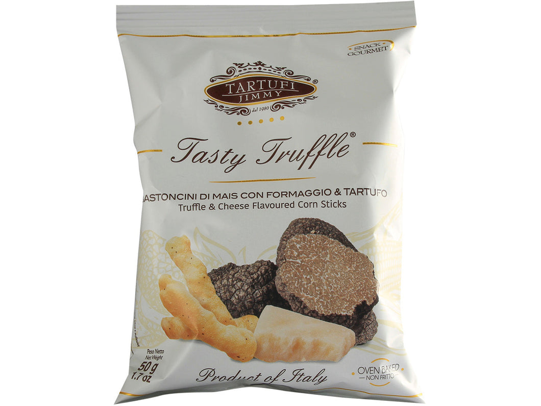 Truffle & Cheese flavoured Corn sticks Tartufi Jimmy 50g Meats & Eats