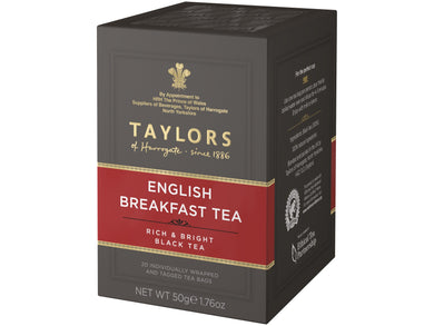 Taylors of Harrogate English Breakfast Tea x20 Meats & Eats