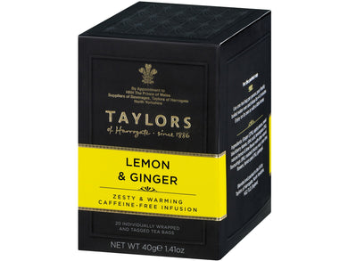 Taylors of Harrogate Lemon & Ginger Tea x20 Meats & Eats